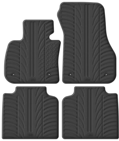 Satz Gummimatten kompatibel mit BMW 2er F46 Gran Tourer 2015- (T Profil 4-teilig + Montage-clips)