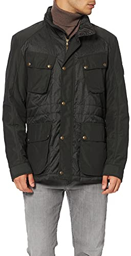 Hackett London Men's Hybrid Holborn Jacket, Green (Loden 6fc), XX-Large