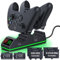 Controller Ladestation mit 2x4320mWh wiederaufladbarem Akku Pack für Xbox Series X/S Controller, Ladestation für Xbox Controller Akku Pack mit 4 Akkus Abdeckung für Xbox One/X/S/Elite