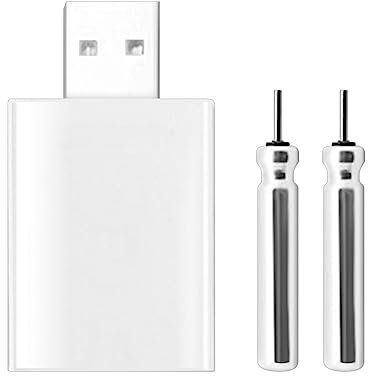 Fulenyi Schwimmbatterie zum, Lithium-Batterie USB elektronisch CR425 für Nachtangeln, Leuchtendes Sicherheits-Schnellladezubehör für PC, Laptop, Autostecker