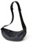 DONNAIN Halbmond Tasche Damen Leder, Stylische Crossbody Bag Damen Klein, Cross Body Bag for Women mit Breitem Riemen, Shoulder Bag Women, Kleine Umhängetasche Echtleder, Schwarz