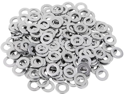 Lot de 200 rondelles plates en acier inoxydable 304 M6, assortiment de rondelles de sécurité, Mozeat Lens