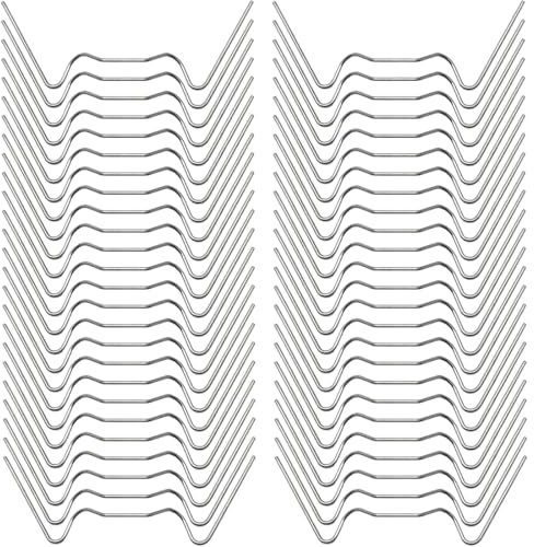 50 Stück Gewächshaus Klammern, Gewächshausklammern Rostfrei, Hohlkammerplatte Befestigung Gewächshäuser Zubehör, Gewächshäuser Zubehör Rostfrei Hohlkammerplatte Befestigung