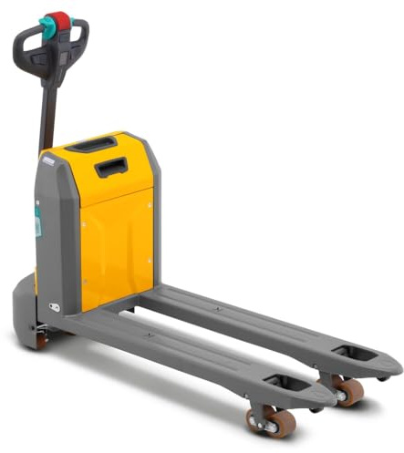 Jungheinrich Elektro-Hubwagen AME | 1.800 kg Tragkraft | 1.150 mm Gabellänge | wartungsfreie Lithium-Ionen-Batterie inkl. Ladegerät | Kurze Ladezeit | hoher Bedienkomfort | Hubwagen elektrisch