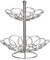 Premier Housewares 509790 2Tier Fruit Basket Chrome Fruit Baskets Vegetable Basket Fruit Storage Fruits Basket Fruit and Veg Rack Veg Rack Storage Fruit Veg
