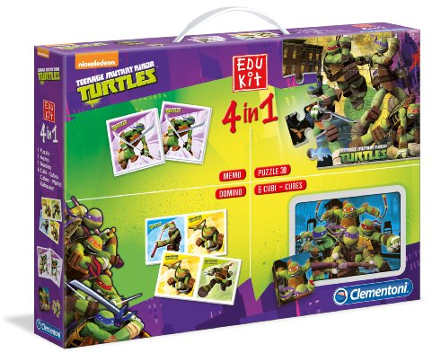 Clementoni - 13468 - Edukit 4 in 1 Ninja Turtles