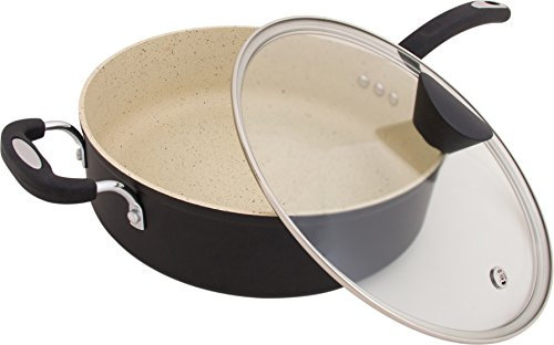 Ozeri The Stone Earth All-In-One Sauce Pan, with 100% APEO & PFOA-Free Stone-Derived Non-Stick Coating from Germany