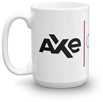 SHOWTIME Billions Axe Capital Horizontal Logo White Mug - Officially Licensed - 15 oz