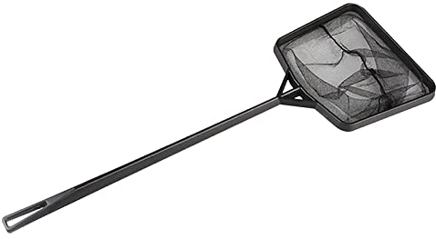 Dantazz Pool Kescher Mini-Schwimmbad Reinigungsnetz Feiner Skimmer Netz, Feinmaschig Laubkescher Pool Clean Netz, Schwimmbad Tiefenkescher, für Schwimmbecken Teiche Whirlpools Brunnen 27cm (Schwarz)