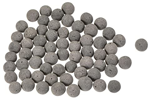 sourcing map Clay Pebbles 5-6mm 0.88 lbs Gray Gardening Potted Balls for Hydroponic Growing, Vases Supplies, Bonsai Decor