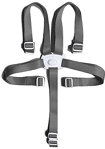 Tadipri 5 Punkt Gurt Baby Sicherheitsgurt Verstellbar Mit Schutzbügel Schrittgurt Und 5 Punkt Gurt Natur Schulterpolsternwagen Buggy Strap Baby Schutz Einkaufswagen