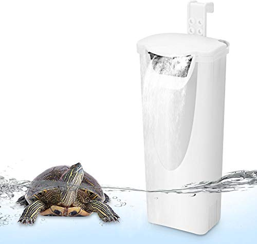 Funien Filtro Interno silencioso para Acuario, Filtro Interno de Tortuga en Cascada, filtración de Bomba de Limpieza de Agua de bajo Nivel de 3 W para Acuario pequeño