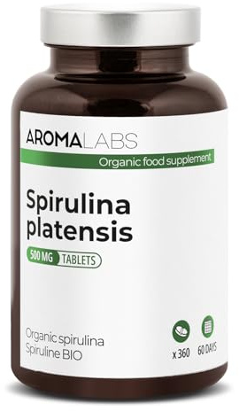 AROMA LABS - Spirulina BIO - Energia e Immunità - 500 mg - 360 compresse