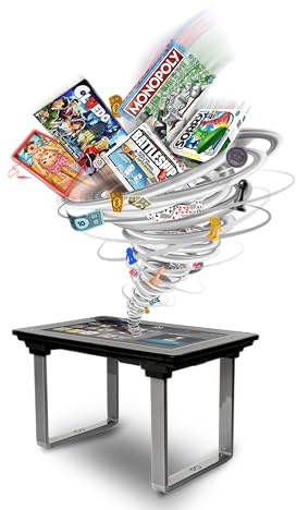 Arcade1Up Infinity Game Table – Digital Board Game Table with Touchscreen, Wi-Fi, 100+ Downloadable Games, Multiplayer Play & Family Game Night Entertainment