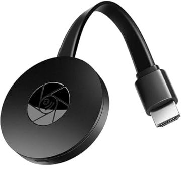 Shinekoo Adaptateur HDMI sans fil 1080p, clé TV pour écran d'affichage HDMI, récepteur TV en direct, pour Miracast HDTV Display Dongle