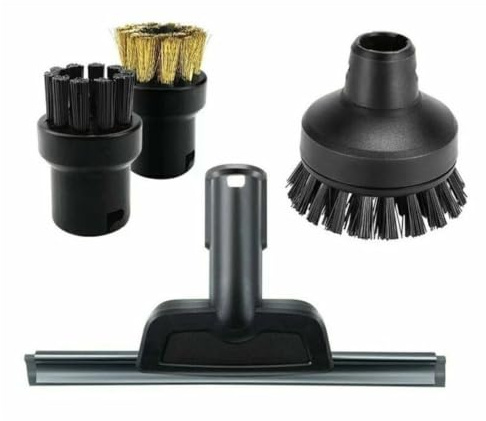 Borsthuvud Kraftfullt munstyckestillbehör Delar som är kompatibla med ångdammsugare SC1 SC2 SC3 SC4 SC5 SC7 CTK10 CTK20(Set 2)