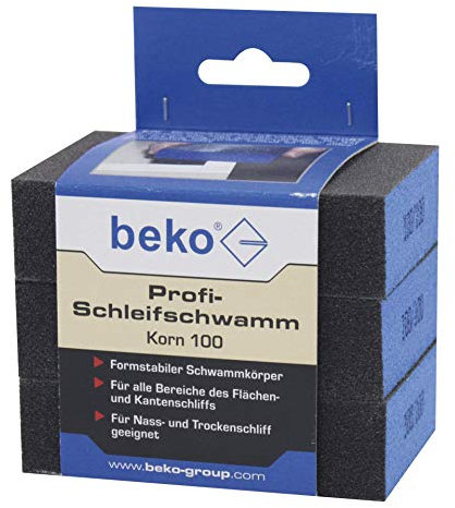 BEKO 902013180 - Juego de esponjas de lijado (3 unidades, grano 180)