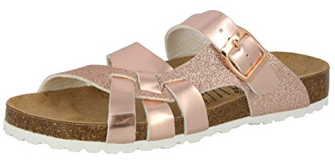 Lico Bioline Latino Damen Pantoletten, Rose, 37 EU