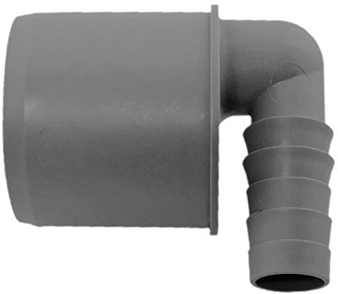Schlauchwinkel 90° Übergang HT Rohr auf Schlauch 3/4 Zoll (innen 18-21mm) Airfit | DN 40 + DN 50 WUNSCHGRÖSSE einfach auswählen >>> DN 50