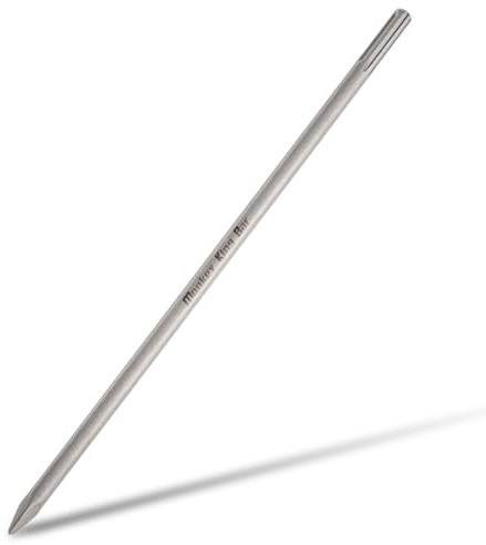 MonkeyKingBar -SDS Max Bits Set 24 Point Chisel- SDS Chisel Bit-Masonry Drill Bits Suitable with All of SDS Max Hammer Drills