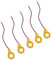 5pcs/set 2032 Battery Wire 2 Pin Laptop Motherboard BIOS CMOS Battery Wire Disassembly Battery Replacement