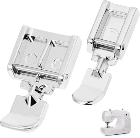 Pied de Biche - Machine à Coudre pour Singer, Bamyli Pied à Fermeture Éclair Universel Snap-on Compatible avec Brother, Janome, Babylock, Euro-Pro et Autres