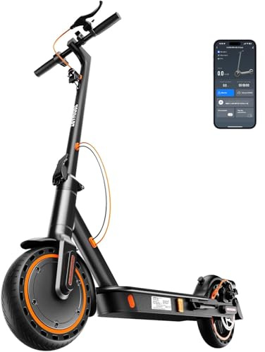 TODIMART E Scooter mit Straßenzulassung T3, 35KM Reichweite, E Roller mit Doppelbremse,120kg Tragkraft, Faltbarer Elektroscooter, 8,5 Fuß große Vollgummireifen