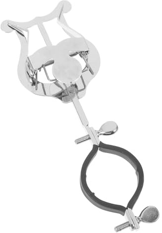 GLSTOY Clip Spartiti per Clarinetto e Sax Soprano in Metallo Argento Lira Pieghevole per Banda e Concerti