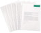 Exacompta 5310E 10er Pack PP-Kunststoff Prospekthüllen Standard. Für DIN A4 transparent glasklar oben und seitlich offen Klarsichtfolie Klarsichthülle ideal für Ordner Ringbücher und Hefter