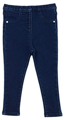 Baby flickor leggings jeggings byxor jeans stil blekta jeans barn stretch smal bomull jeggings ålder 6 månader - 4 år