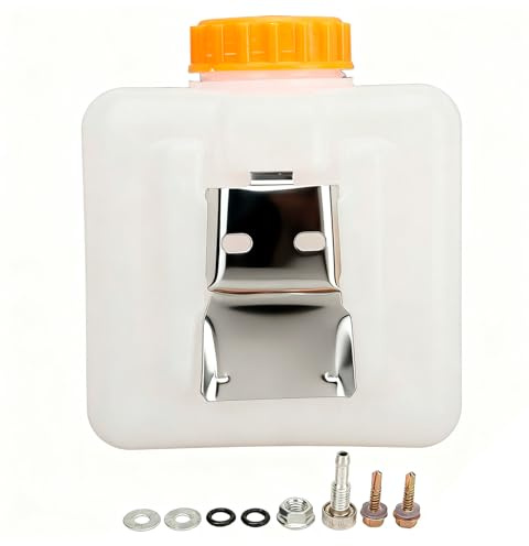 Réservoir d'huile de Carburant Réservoir de Carburant en Plastique de 2,5 L Avec Buse d'huile et Support en Alliage d'acier, Bidon d'huile Universel pour Chauffage de Stationnement d'air de Camion