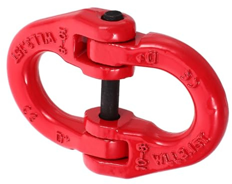 iplusmile Connettore Catena Di Sicurezza Per Sollevamento 3.2T Con Blocco a Spina Collegamento Resistente in Acciaio Per Imbracature Facile Installazione 3.74X2.76X0.79In