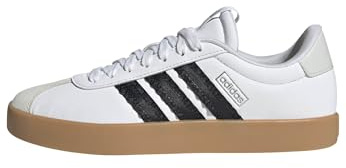adidas Women's Vl Court 3.0, White/Black/Orbit Grey, 6