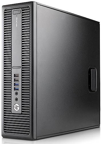 HP PC Computer Desktop EliteDesk 800 G2 SFF, Processore Core i5-6400, Memoria Ram 32Gb SSD, Disco SSD 1Tb, Win 11 Pro (Ricondizionato)