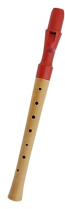 Professionell Engelsk Stil Semi träblockflöjt 8 håls Sopranblåsinstrument Blockflöjt