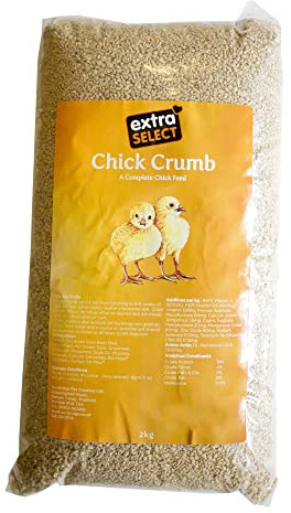 Extra Select Baby Chick Crumbs Complete Poultry Feed, 2kg | Complete crumb feed for chicks, ducklings and goslings during the first 6-8 weeks.