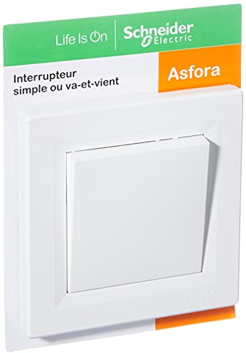 Schneider Electric Schneider Electric SC5EPH0403121 Interrupteur ou va-vient encastrable complet asfora