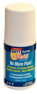 SPORT4U 2 Toms Butt Shield Skin Care - 1.5 oz. Roll-On Cycle Gear, Bicycling, Bike, Cycling, Bicycle