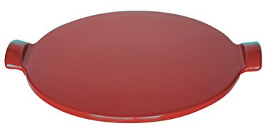 Emile Henry Made In France Flame Individual Pizza Stone, 10, Burgundy