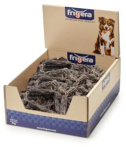 Frigera Salchichas en Cadena Panza 144 Uds. 1000g – sin Olor, sin Gluten ni Cereales, Snacks para Perros