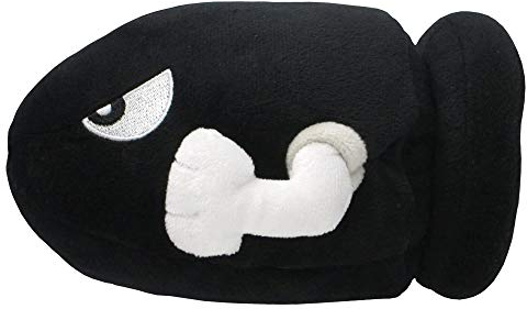 Super Mario AC15UK Mario Sanei Offiziell lizenzierter Plüsch, Mehrfarbig, 15 cm