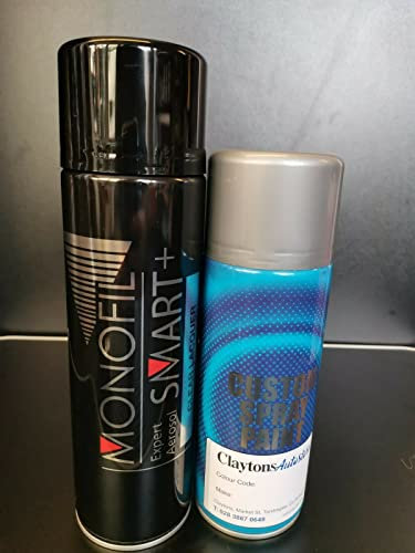 AEROSOL SPRAY PAINT LACQUER FOR SKODA 2000-PRESENT MAGNETIC BROWN LF8V