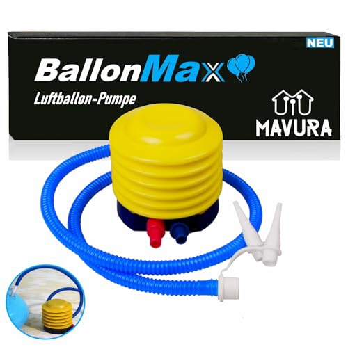 Ballon Max pompa a pedale pompa a soffietto per palloncini, materasso ad aria, attrezzature sportive e altro ancora