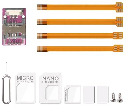 Cell Phone SIM Card Insertion Slot Extension Cable - CPE Wireless Router Nano to Mini SIM Card Expansion - WiFi Adapter FPC Test Board Card Reader Replaceable