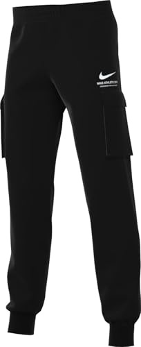 Nike Sportswear HV6972-010 Pantalon Cargo en Polaire pour Enfants Plus âgés Noir Taille S