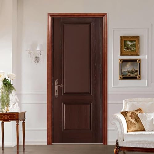 Tizhweqo Pegatina Puerta Puerta de Madera Pegatinas para Puertas Puerta de Madera Adhesivo Vinilo 3D Puerta Pegatina Pared Murales Papel Pintado Poster para Sala de Baño Decorativos 77x200 cm b8254