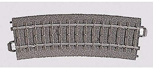 Märklin 24215 H0 Gebogenes Gleis R2 437,5 mm, 15 Grad, 6er Set