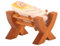OSTHEIMER 42113 Krippe mit Kind II 2-tlg. Höhe 65mm aus Holz