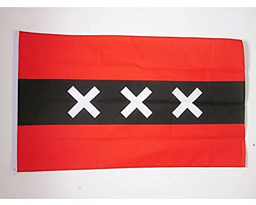 AZ FLAG Bandiera Amsterdam 150x90 cm - Bandiera Olandese - Paesi Bassi 90 X 150 cm