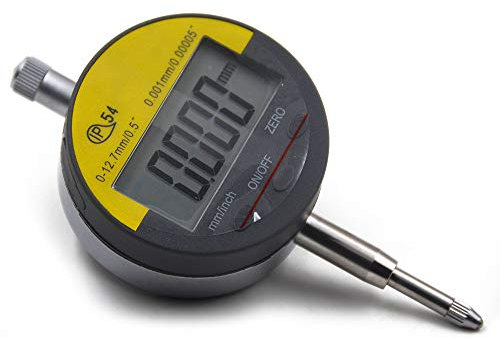 Oudtinx Digital Dial Indicator 0.001mm/0.00005inch 0-12.7mm Test Range